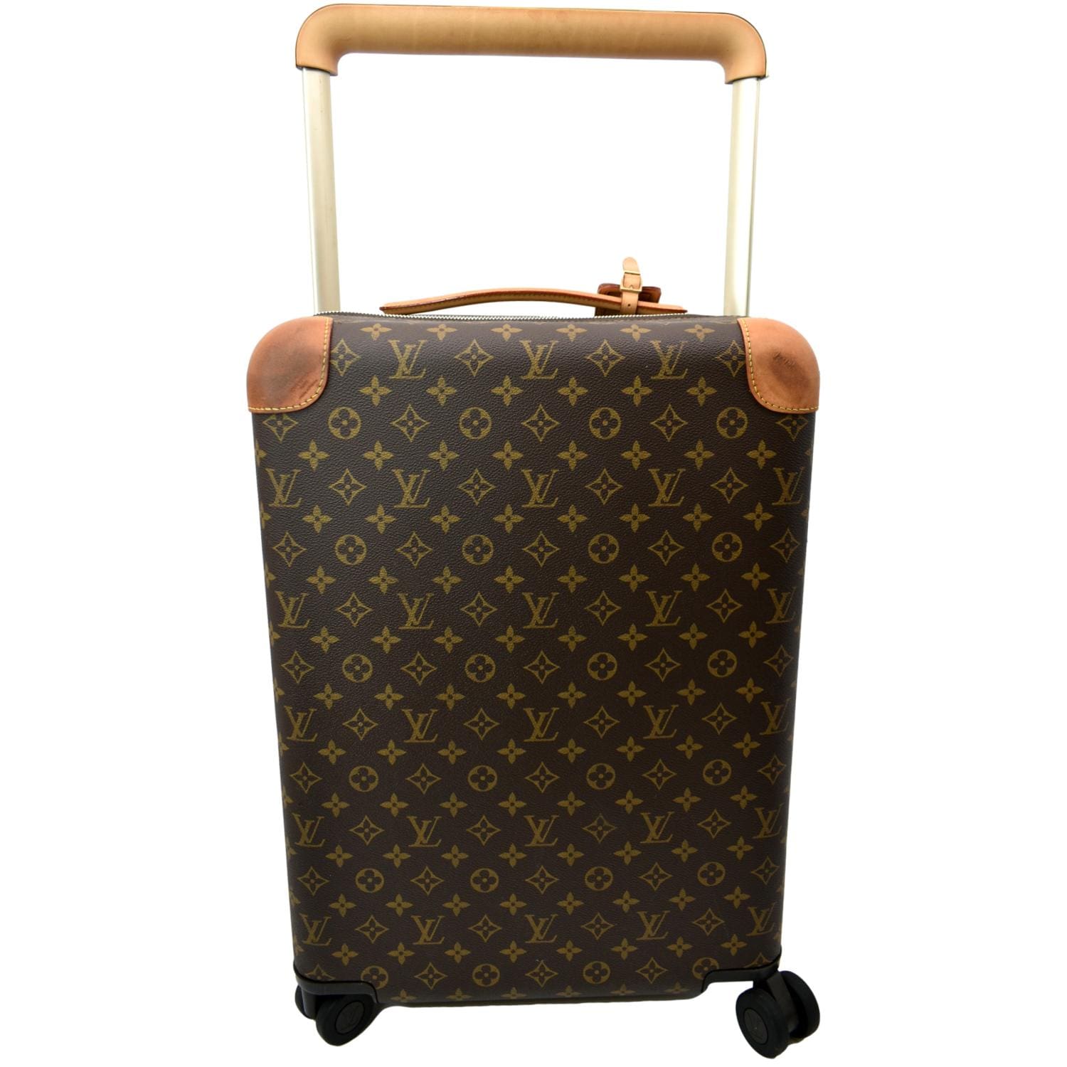 LOUIS VUITTON Horizon 55 Monogram Canvas Rolling Suitcase Brown