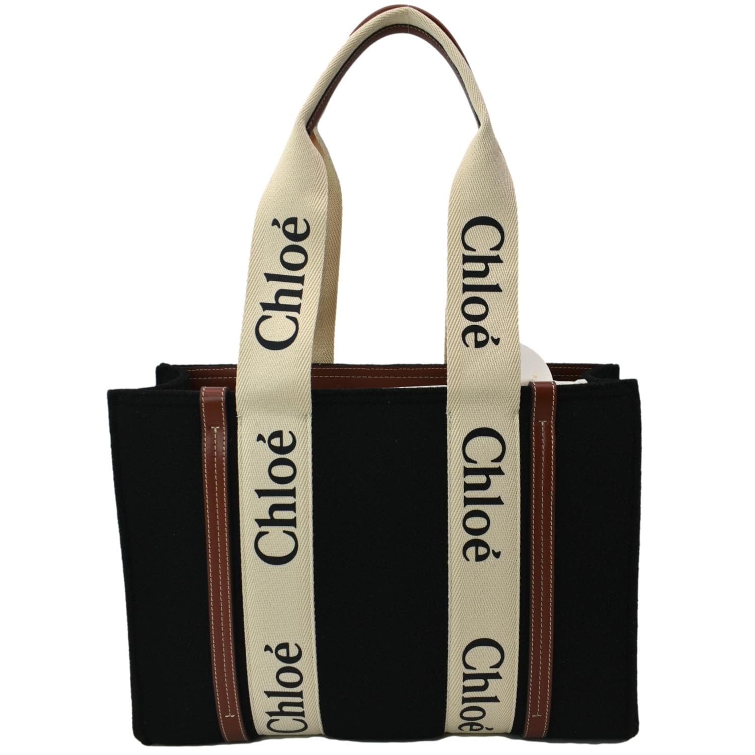 Chloé Medium Woody Logo Tote Bag - Farfetch