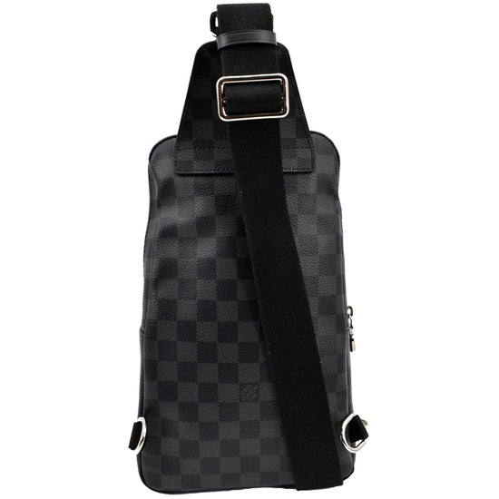 Louis Vuitton Graphite Damier Canvas Avenue Sling Backpack – On Que Style