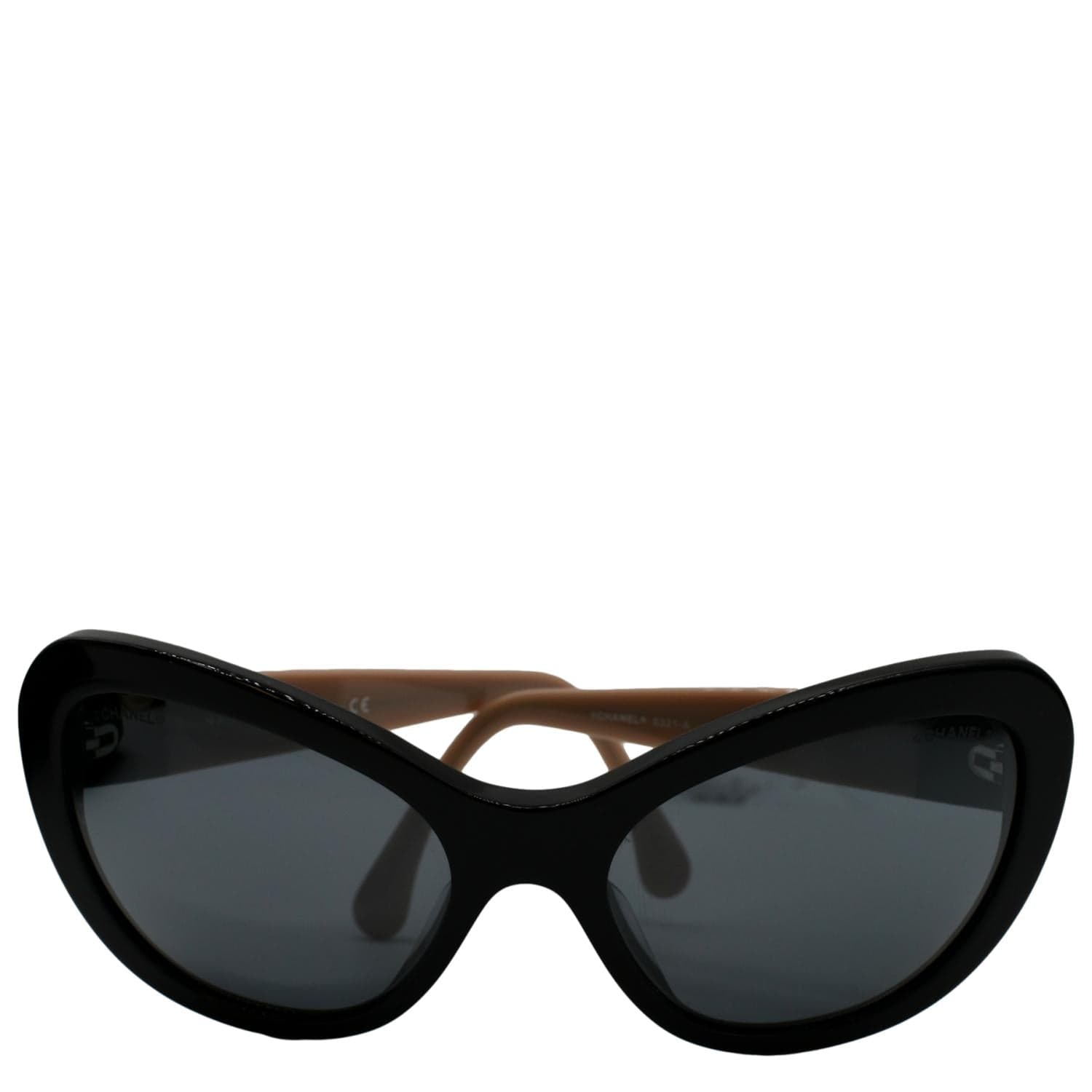 Chanel Oval Sunglasses in Gray