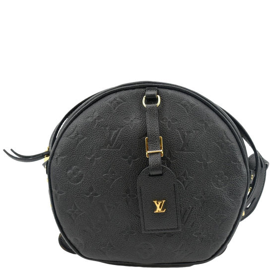 Louis Vuitton - Empreinte Boite Chapeau Souple Black Round Crossbody at  1stDibs