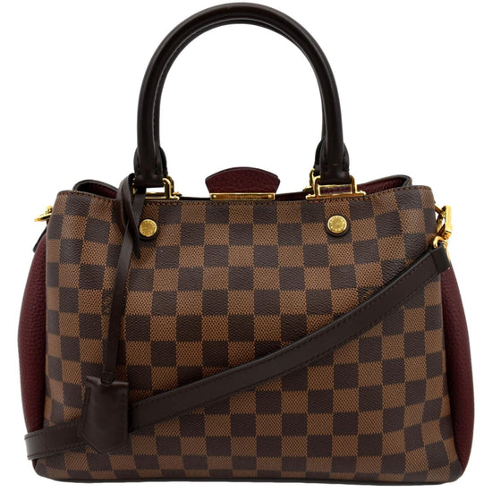 Louis Vuitton Damier Ebene Brittany bag Brown Cloth ref.733559 - Joli Closet