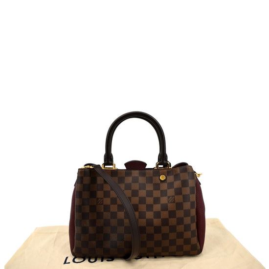 Louis Vuitton Womens Brittany Handbag Damier Ebene / Rose – Luxe Collective