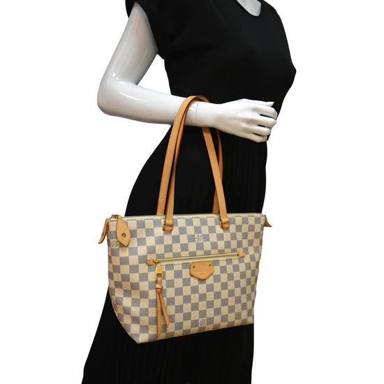 Louis Vuitton Damier Azur Lena PM Zip Tote Jena Iena 858350