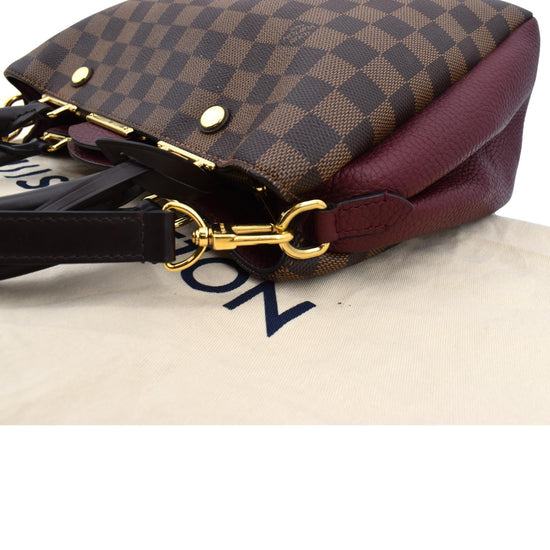 Louis Vuitton Damier Ebene Canvas With Pink Leather Brittany Bag – Italy  Station