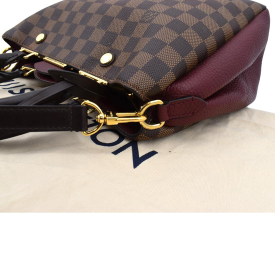 Brittany cloth handbag Louis Vuitton Brown in Cloth - 28146587