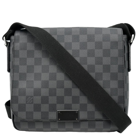 Louis Vuitton Damier Graphite District PM Men's Shoulder Bag
