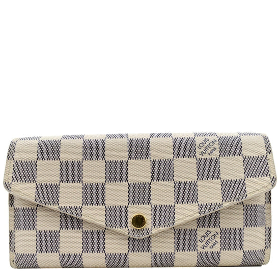 Louis Vuitton Damier Azur Sarah Continental Wallet QJA0DQ4ZWB009