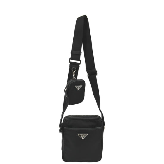 Shop PRADA RE NYLON 2021 SS Unisex Nylon Street Style Leather Crossbody Bag  by AceGlobal