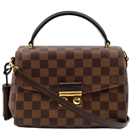 Croisette leather handbag Louis Vuitton Brown in Leather - 35451416