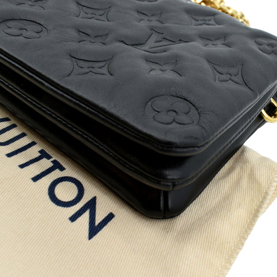 Louis Vuitton Monogram Empreinte Coussin Pochette - Black Crossbody Bags,  Handbags - LOU805991