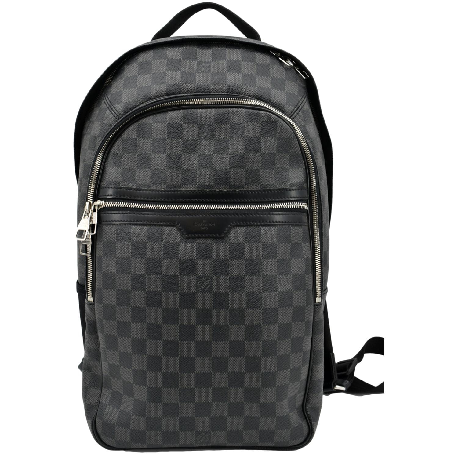 Louis Vuitton Michael Backpack Black Canvas Damier Graphite 100% Authentic