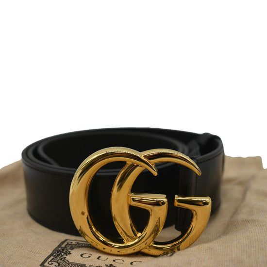 GUCCI Unisex Web Belt with Double G Buckle 85-34