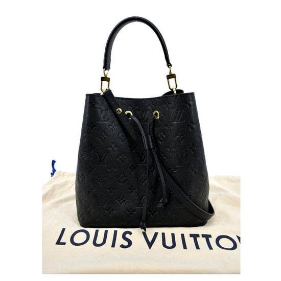 Louis Vuitton Monogram Canvas Neonoe MM Black Drawstring Shoulder Bag