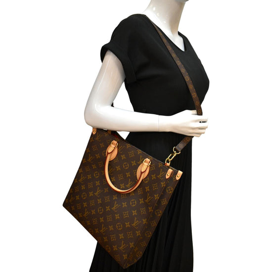 Louis Vuitton Sac Plat PM Monogram Tote Shoulder Bag