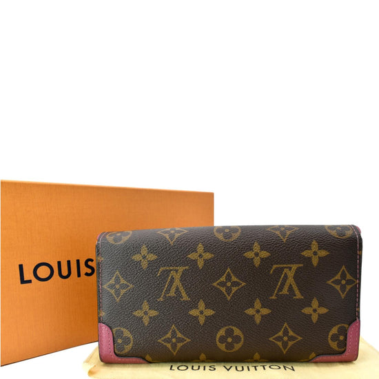 Louis Vuitton Sarah Retiro Monogram Wallet with Cerise Red Trim - A World  Of Goods For You, LLC