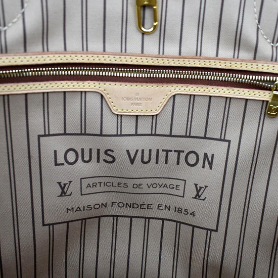 Louis Vuitton Neverfull Gm Brown Monogram Canvas Tote - MyDesignerly