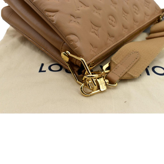 Coussin leather crossbody bag Louis Vuitton Camel in Leather - 36734716