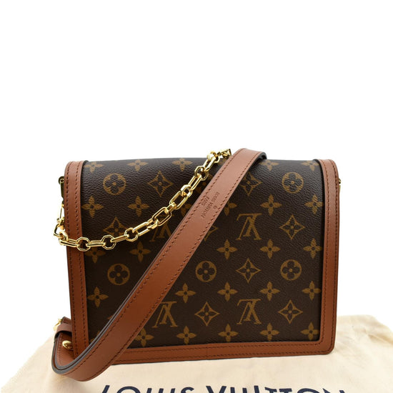 Louis Vuitton Dauphine Monogram Reverse MM Brown in Coated Canvas with  Gold-tone - US