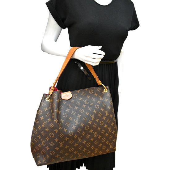 Louis Vuitton Graceful Mm Pivoine Brown Monogram Canvas Satchel -  MyDesignerly