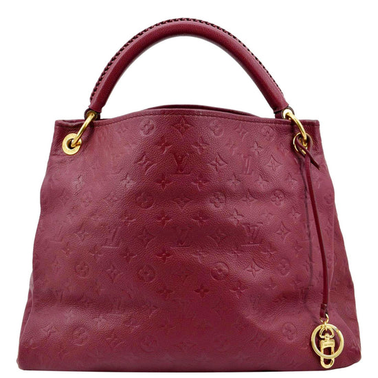 Louis Vuitton Artsy 872337 Mm Brown Monogram Empreinte Leather Hobo Bag, Louis Vuitton