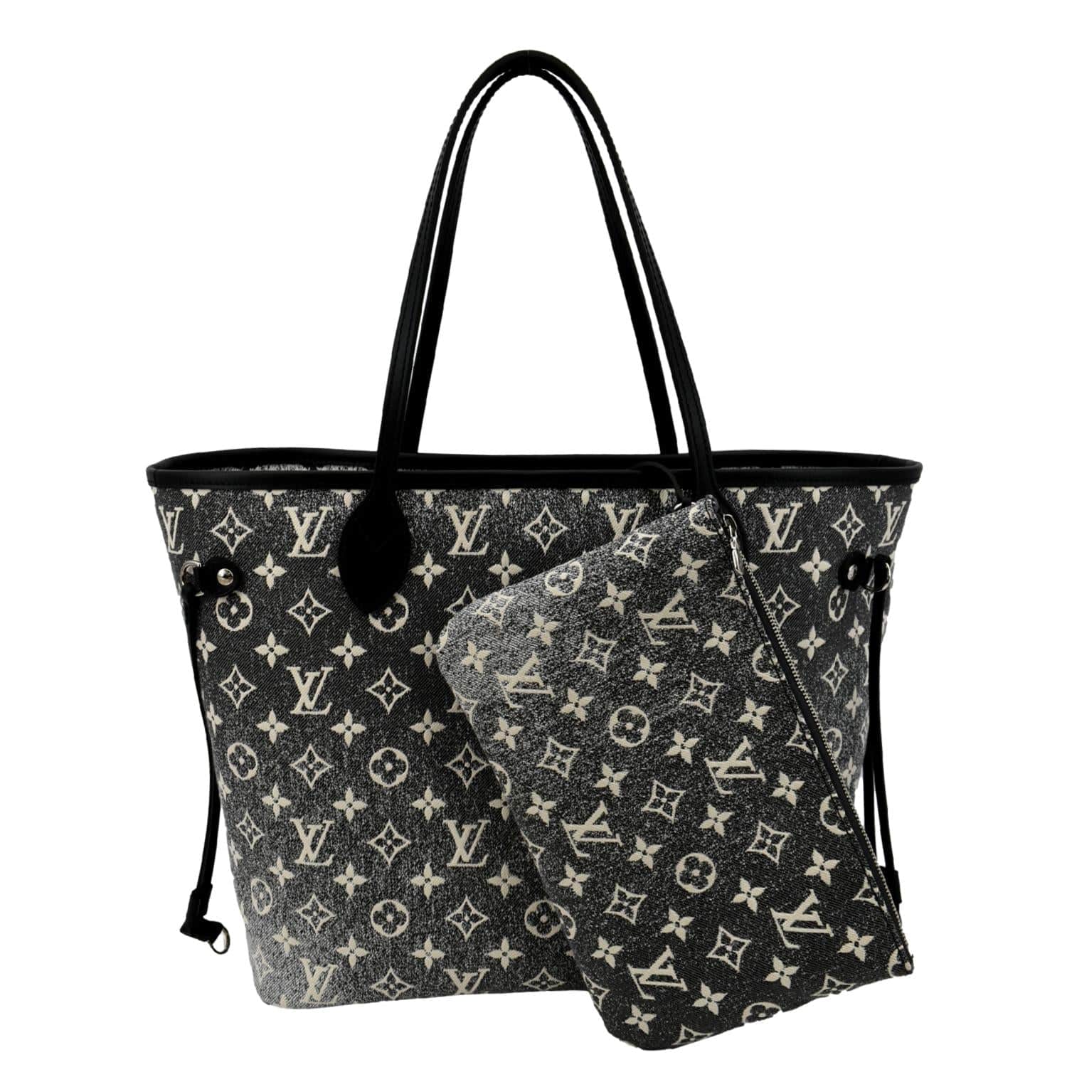 Louis Vuitton 2023 Monogram Denim Neverfull MM - Grey Totes, Handbags -  LOU662068