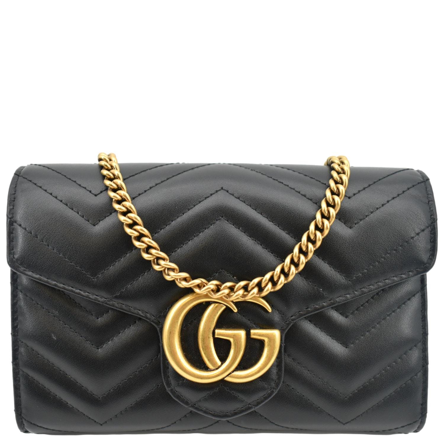 Gucci GG Marmont Micro Matelassé Bag Black