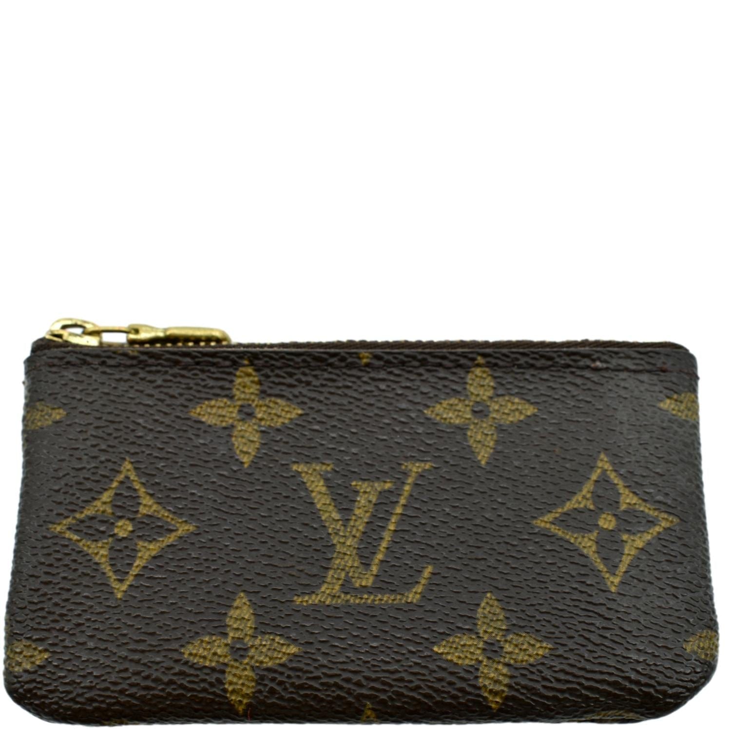 Louis Vuitton Key Pouch Monogram Brown in Coated Canvas with Gold-Tone - US