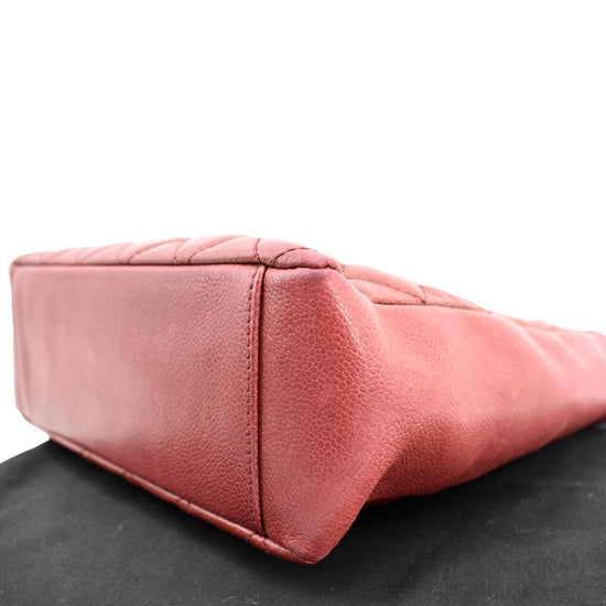 CHANEL SHOPPING BAG PINK Leather ref.106720 - Joli Closet