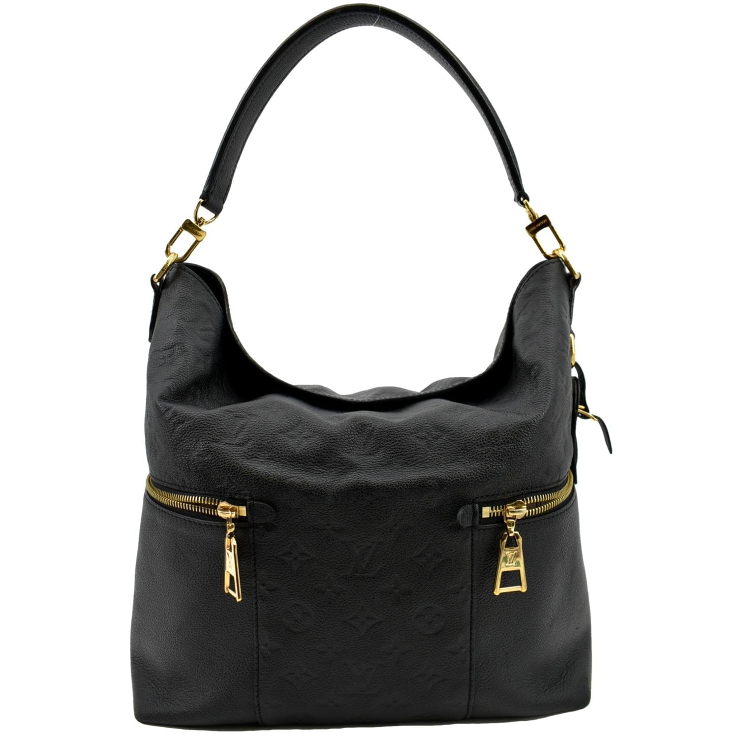 LOUIS VUITTON Donna Melie Hobo Empreinte in Pelle in Nero