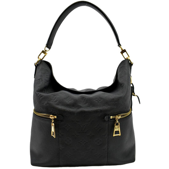 Louis Vuitton Black Empreinte Leather Melie Bag Gold Hardware