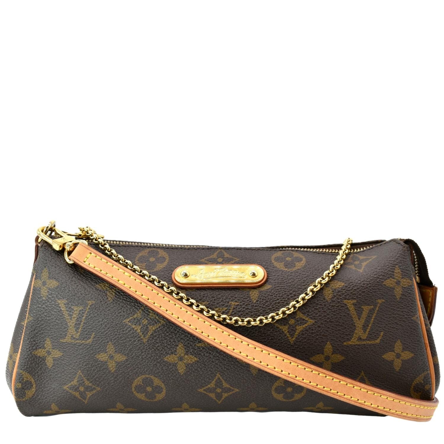 Eva cloth crossbody bag Louis Vuitton Brown in Cloth - 28119752