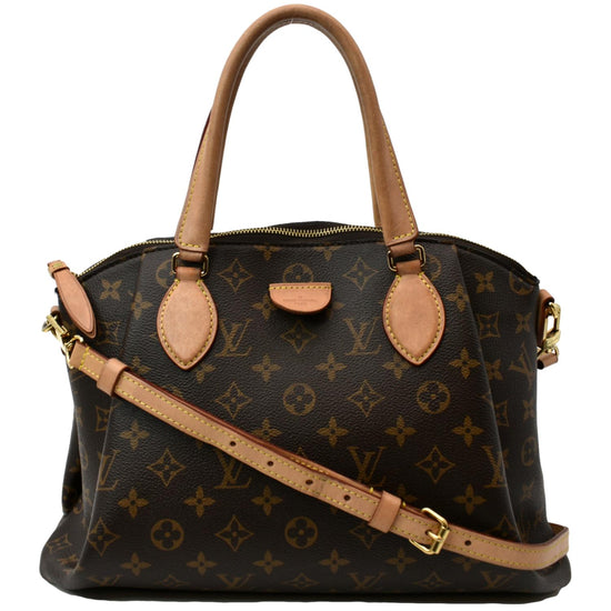 Louis Vuitton Rivoli Bag PM Monogram Brown in Coated Canvas with