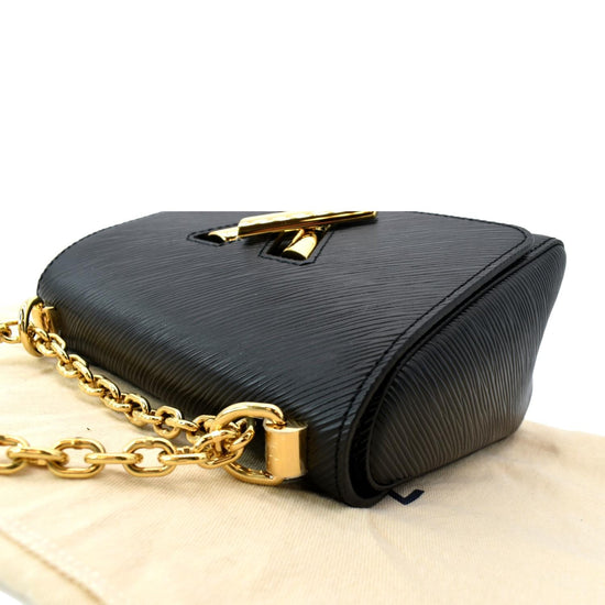 Louis+Vuitton+Twist+Crossbody+Bag+GM+Black+Epi+Leather for sale online