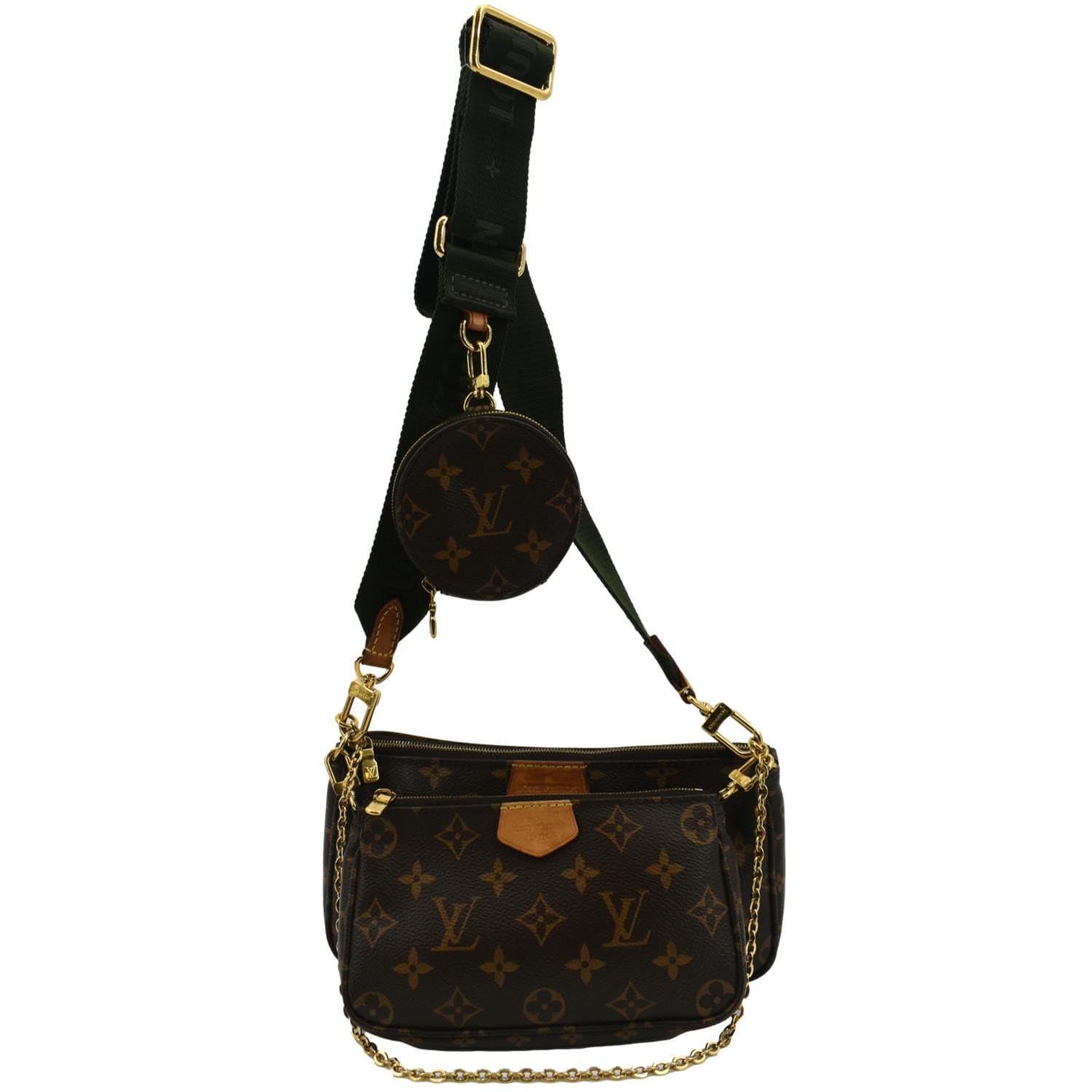 Multi pochette accessoires cloth crossbody bag Louis Vuitton Brown