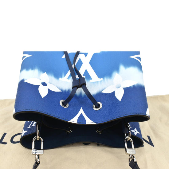 LOUIS VUITTON Monogram Escale Neonoe MM Blue 1238270