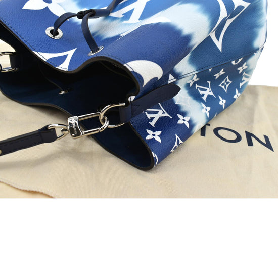 Louis Vuitton Blue Monogram Escale Neonoe MM Bag – The Closet