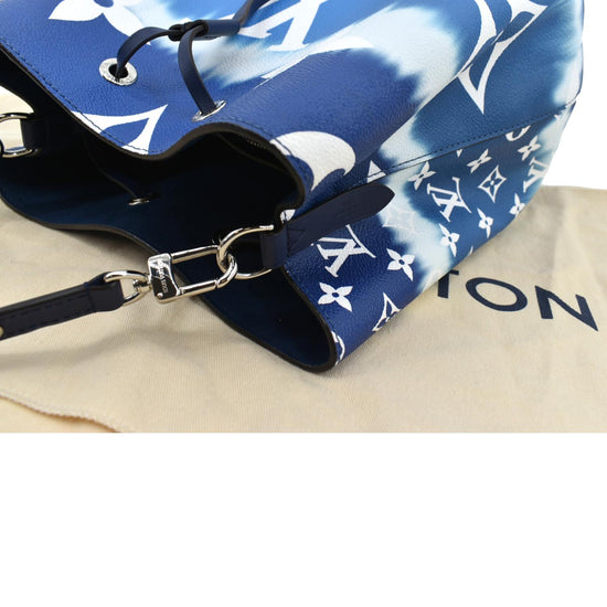 LOUIS VUITTON Monogram Escale Neonoe MM Blue 1238270