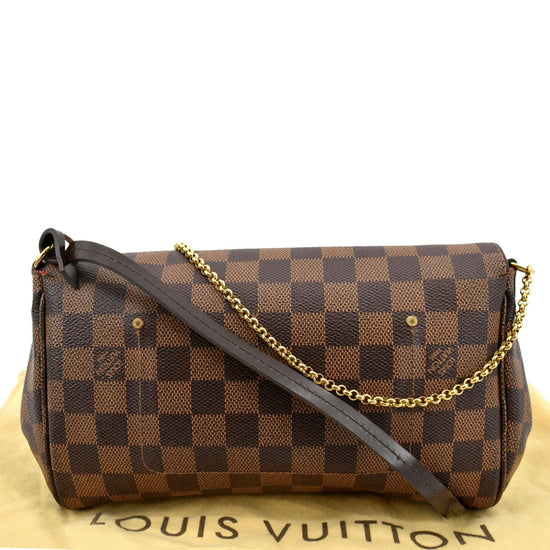 Louis Vuitton Favorite Mm 2017 Brown Damier Ébène Canvas Cross Body Ba -  MyDesignerly