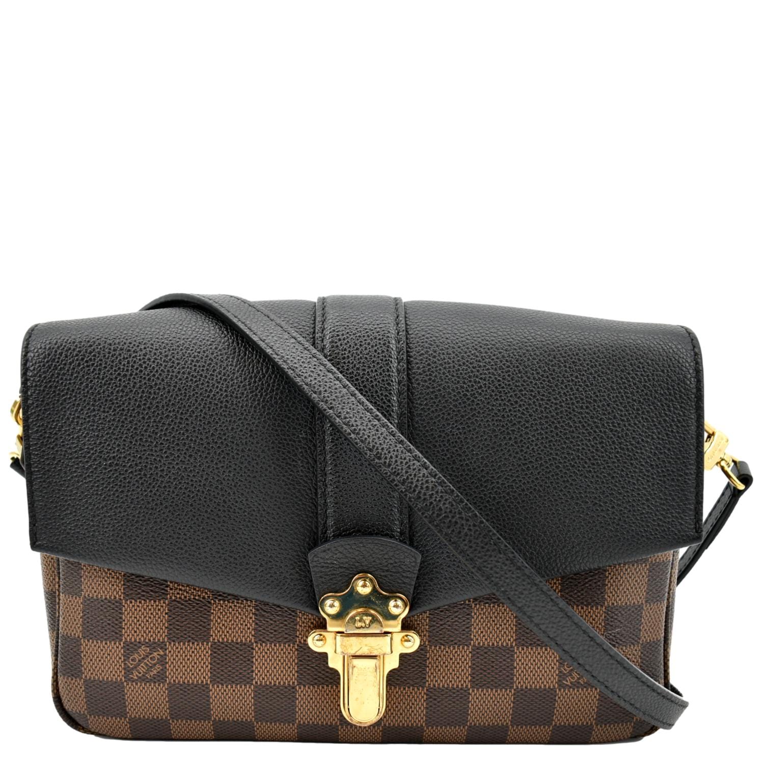 Louis Vuitton Clapton Damier Ebene Crossbody with Raisin - A World Of Goods  For You, LLC