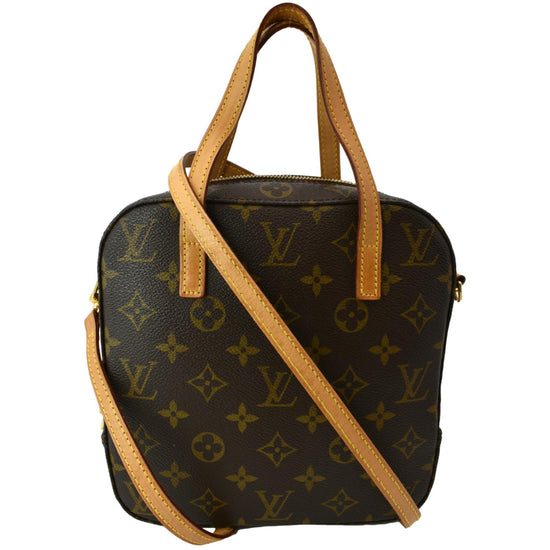 LV Louis Vuitton Spontini Shoulder Bag Monogram Canvas GHW