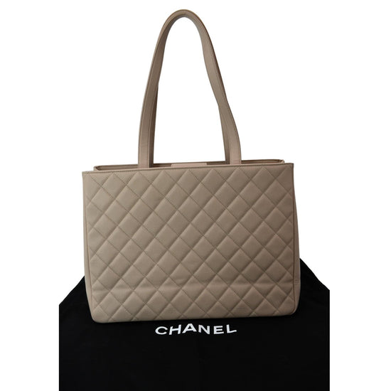 Chanel Business Affinity Flap Bag 20B, Beige Caviar Leather with Light Gold  Hardware, New with Dustbag and Card