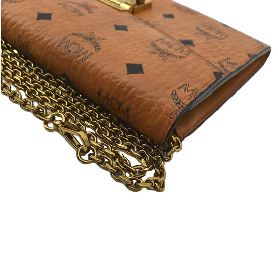 MCM Tracy Chain Wallet in Visetos - ShopStyle