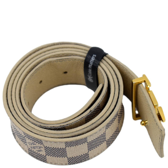 Louis Vuitton LV Prism Initiales Belt Leather Wide Neutral 171876323