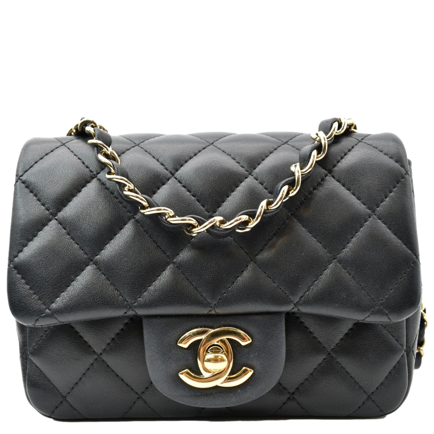 chanel bag mini square caviar