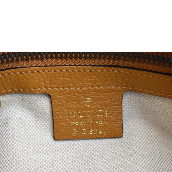 Gucci xDisney GG Supreme Canvas Belt Bag in Beige Color