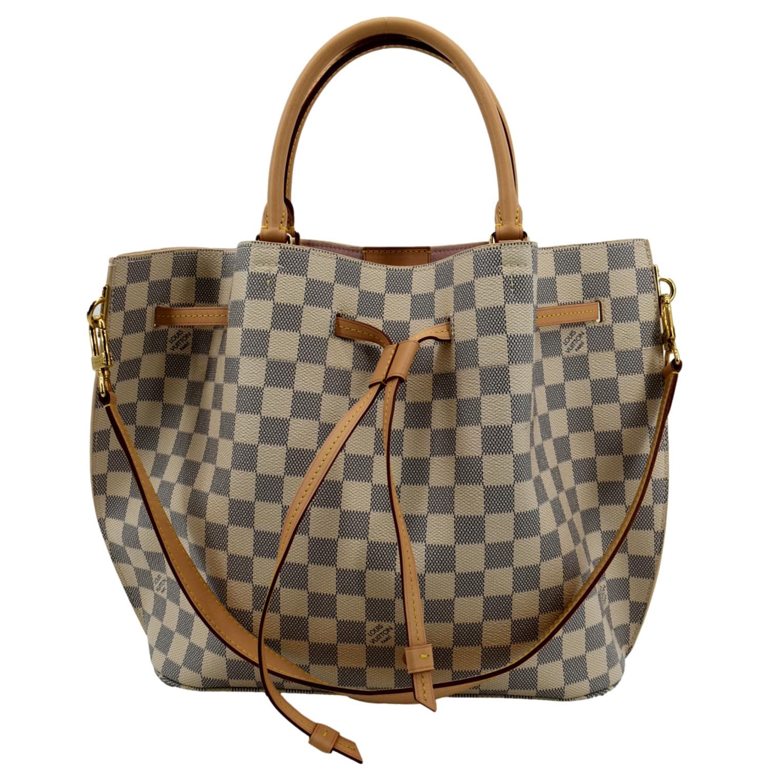 Louis Vuitton Girolata Damier Azur Canvas Shoulder Bag -TheShadesHut