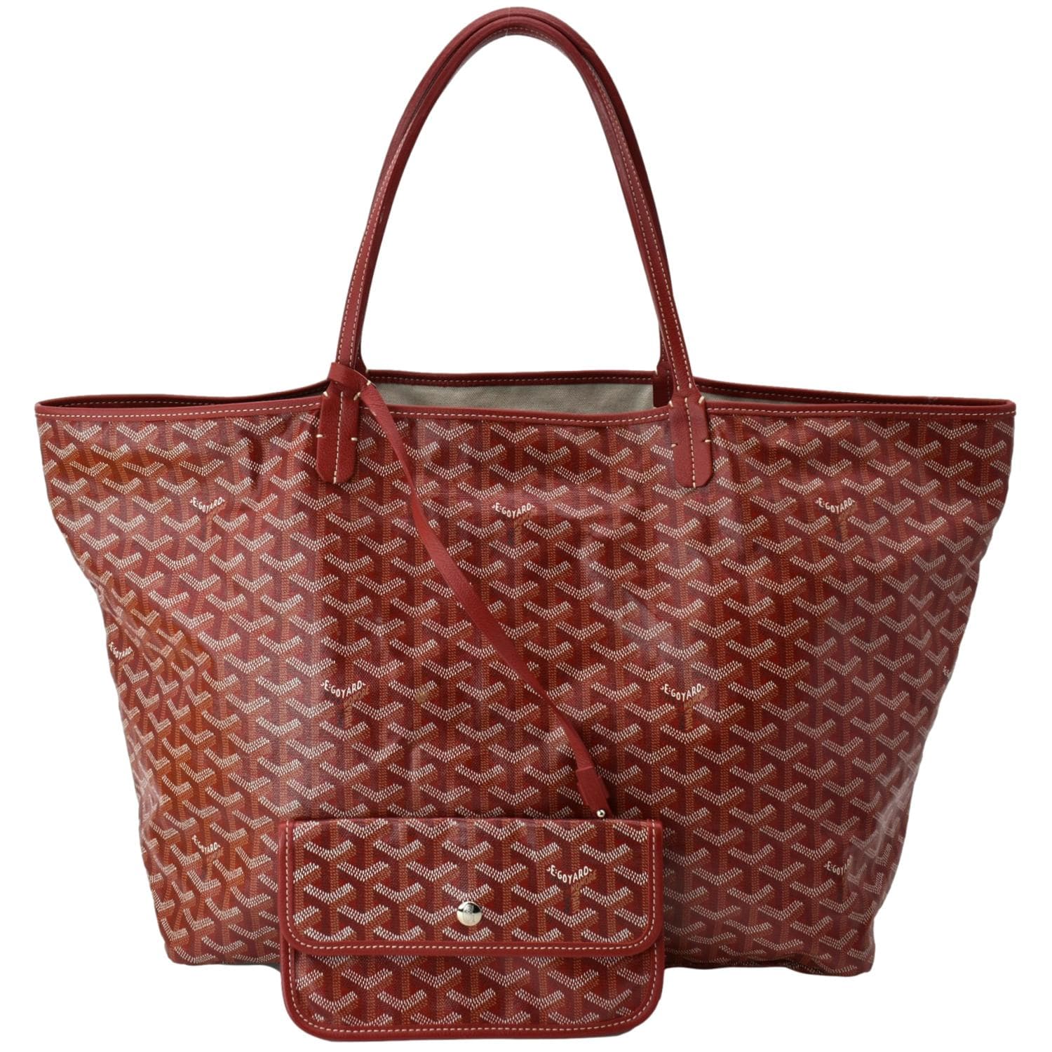 Goyard, Bags, 0 Authentic Goyard St Louis Tote Size Gm Red