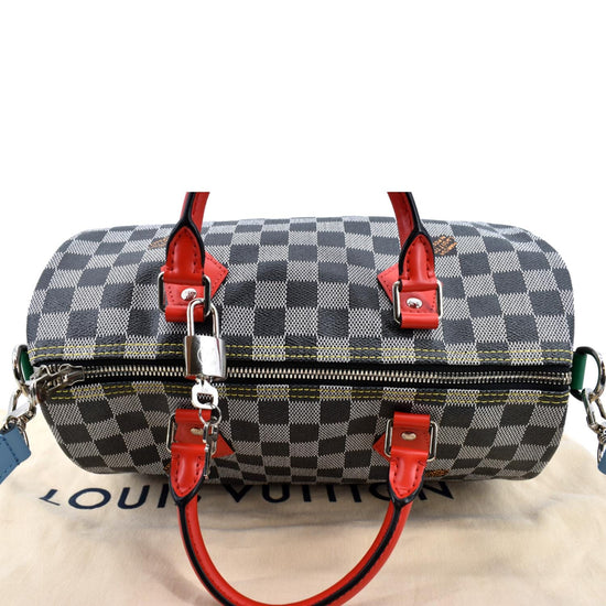 Louis Vuitton Damier Black & White Speedy Bandouliere 30 - Black Handle  Bags, Handbags - LOU279540