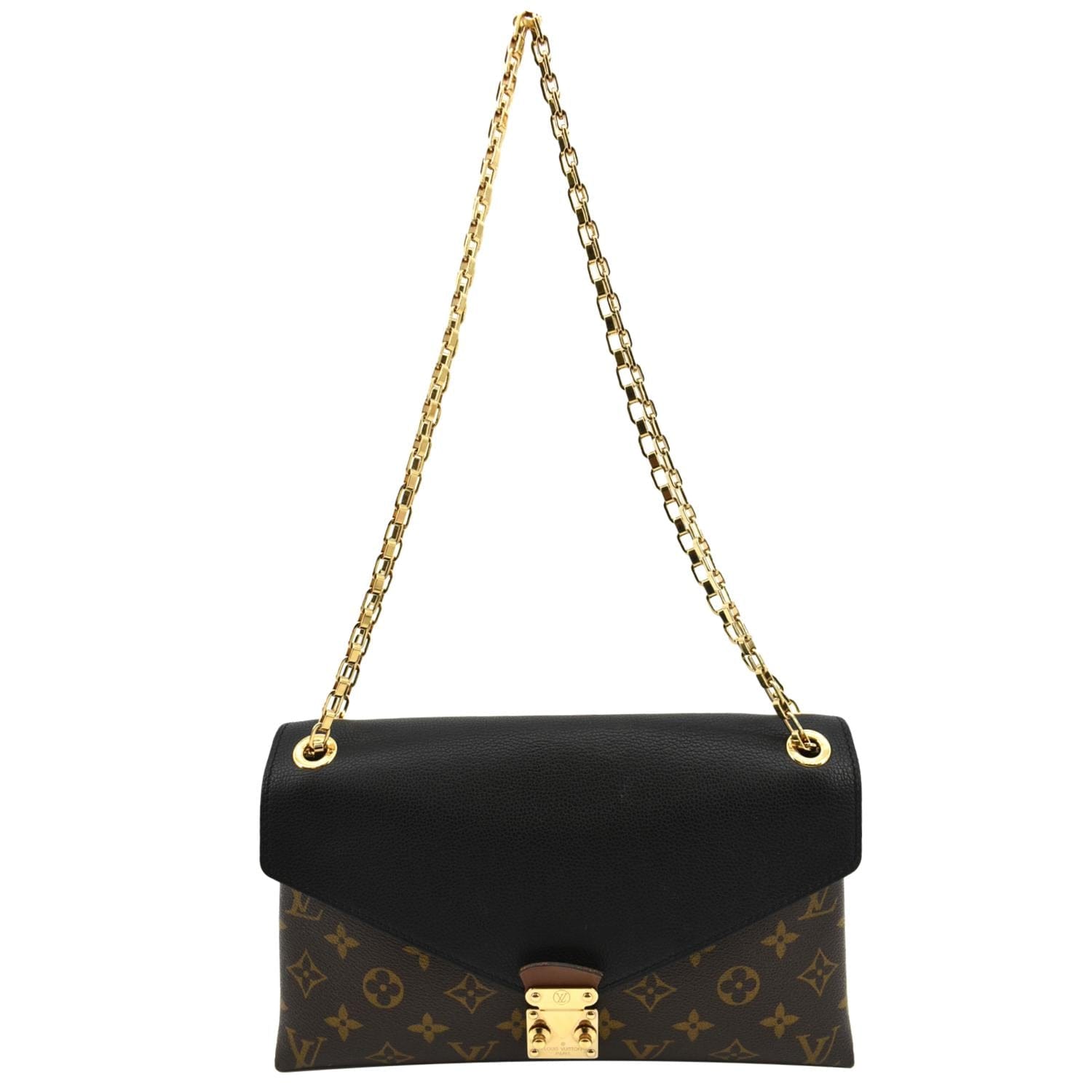 Louis Vuitton Pallas Chain Shoulder Bag Monogram Canvas and